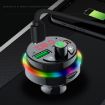 PDF16 Bluetooth FM Transmitter with Ambient Light & Dual USB Charger - 3