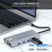 JUNSUNMAY 11-in-1 Type-C Hub: 4K HDMI, VGA, RJ45, PD Quick Charge - 6
