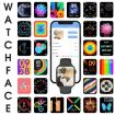 W38 1.9" Smart Watch, Heart Rate/Blood Pressure Monitor (White) - 6