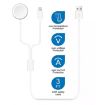 2 in 1 USB Magnetic Charging Cable for Apple Watch & iPhone, 1.2m - 2