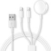 3 in 1 USB Magnetic Charging Cable for Apple Watch & iPhone 4ft/1.2m - 1