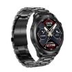 E420 Smart Watch 1.39" Color Screen, Steel Strap, Heart Rate Monitor, Black - 3