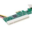 PCI-E to PCI Adapter Card Converter with 4Pin Power Supply - 5