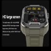 MK66 1.85" Smart Watch, Heart Rate/Blood Pressure Monitor, Green - 6