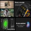 MK66 1.85" Yellow Smart Watch with Heart Rate/Blood Pressure Monitor - 5