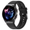 E09 Black 1.32" Smart Watch with Heart Rate & Blood Pressure Monitor - 1
