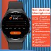E09 Black 1.32" Smart Watch with Heart Rate & Blood Pressure Monitor - 4
