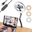 Apexel FL20 10" LED Ring Light with Stand & Phone Holder - 3