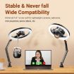 Apexel FL20 10" LED Ring Light with Stand & Phone Holder - 5