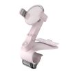 Pink 088 Car Dashboard Phone Holder with 360 Rotation & Parking - 1