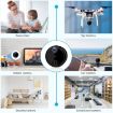 4K HD Night Vision WiFi Camera: Remote Phone & Home Monitor (White) - 4