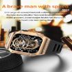 AK55 1.91" Waterproof Smartwatch with Heart/Blood Monitoring (Black) - 4