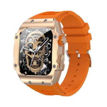 AK55 Gold 1.91" IP67 Smart Watch with Heart/Blood Monitoring - 1