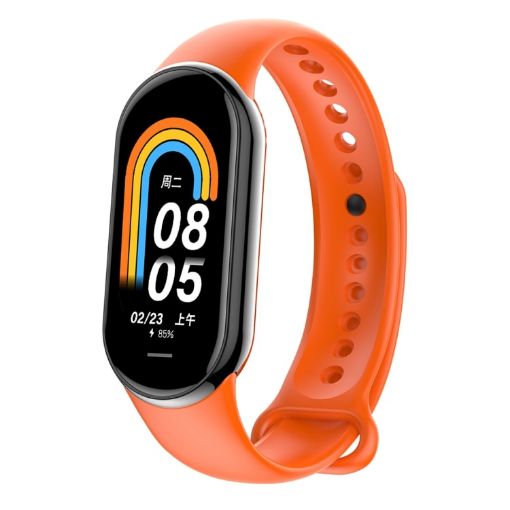 M8 1.14" IP68 Waterproof Smart Watch with Health Monitoring (Orange) - 1