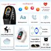 M8 1.14" IP68 Waterproof Smart Watch with Health Monitoring (Orange) - 6