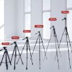 JMARY KP2209 Folding Tripod Stand with Horizontal Extension Rod - 5