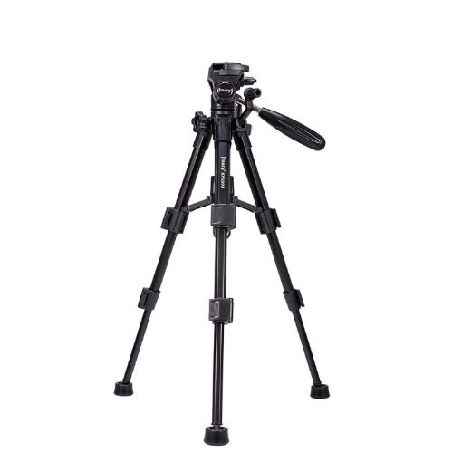 JMARY KP-2203 Telescopic SLR Camera Phone Tripod (Black) - 1