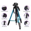 JMARY KP2264 Blue Tripod for Mobile Phones & SLR Cameras - 2