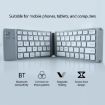 BT18 Magnetic Folding Bluetooth Keyboard for Phones, Tablets, PCs - 5