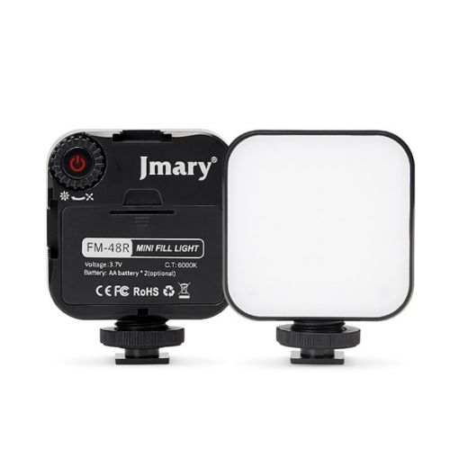 JMARY FM-48R Portable Dimmable LED Fill Light for Camera/Phone - 1