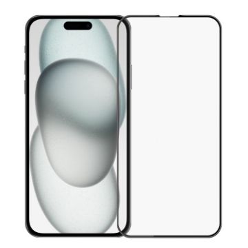 For iPhone 15 PINWUYO 9H 3D Curved Tempered Glass Film - 1