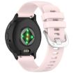Garmin Forerunner 265S Pink Silicone Watch Band with Silver Buckle - 2