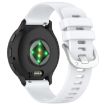 Garmin Forerunner 265S White Silicone Watch Band with Silver Buckle - 2