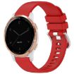 Garmin Vivoactive 4S Red Silicone Band with Silver Buckle - 1