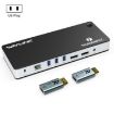 WAVLINK UTD21H 4K Dual DisplayPort Thunderbolt 3 Dock, US Plug - 1