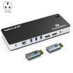 WAVLINK UTD21H 11-in-1 Thunderbolt 3 Dock, Dual 4K DisplayPort, AU Plug - 1