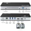 WAVLINK UTD21H 11-in-1 Thunderbolt 3 Dock, Dual 4K DisplayPort, AU Plug - 4