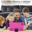 Alcatel Joy Tab2/3T 8.0 Honeycomb EVA Hybrid Case - Rose Red+Black - 6