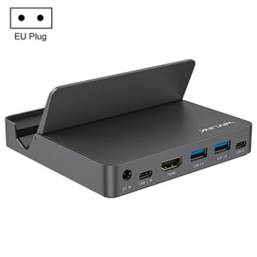 WAVLINK WL-UHP3D01 Type-C Docking Station Multi-Port USB HUB (EU Plug) - 1