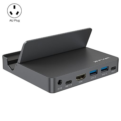 WAVLINK WL-UHP3D01 Type-C Docking Station Multi-Port USB HUB (AU Plug) - 1