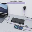 WAVLINK UG69PD10 USB-C Dock, 4K/5K, 4 Screen, EU Plug Hub - 5