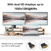 WAVLINK USB3.0 Hub Multi-Screen Docking Station, AU Plug Adapter - 4