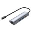 WAVLINK WL-UHP3408 4-in-1 USB-C Hub: HD, 2x USB3.0, Gigabit RJ45 Adapter - 1