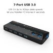 WAVLINK WL-UH3073D USB3.0 7-Port Hub Dock with Switch (US Plug) - 2