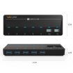 WAVLINK WL-UH3073D USB3.0 7-Port Hub Dock with Switch (US Plug) - 6