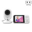 2-Way Voice Baby Monitor with Temperature Detection, 2.8" LCD Display - 1