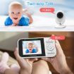 2-Way Voice Baby Monitor with Temperature Detection, 2.8" LCD Display - 5