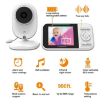 2.8" LCD Baby Monitor with Temperature Detection & 2-Way Voice - 2
