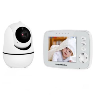 Two-Way Audio Night Vision Surveillance Camera Baby Monitor EU Plug - 1