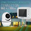 Two-Way Audio Night Vision Surveillance Camera Baby Monitor EU Plug - 2