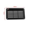 A6789 Black RV/Bus Louver Outlet Panel 193x122mm with Screws - 5