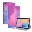 Watercolor Flip Case for Samsung Galaxy Tab S5e/T720/T725 (Purple) - 1