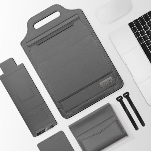 13" Grey Multifunctional Mouse Pad, Stand & Laptop Bag - 1