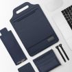 15" Multifunctional Blue Laptop Bag & Mouse Pad Stand - 1