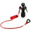 BRP Side Control Ignition Switch Key with Lanyard for Johnson Evinrude - 2