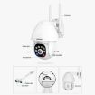 SriHome SH039B 3MP Dome Camera, IP66 Waterproof, EU Plug, Alarm - 2